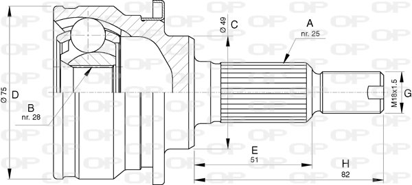 OPEN PARTS CVJ5770.10