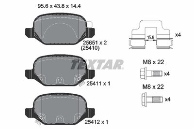 TEXTAR 2541001 TEXTAR 2541001