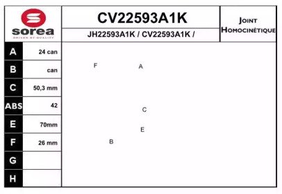 EAI CV22593A1K