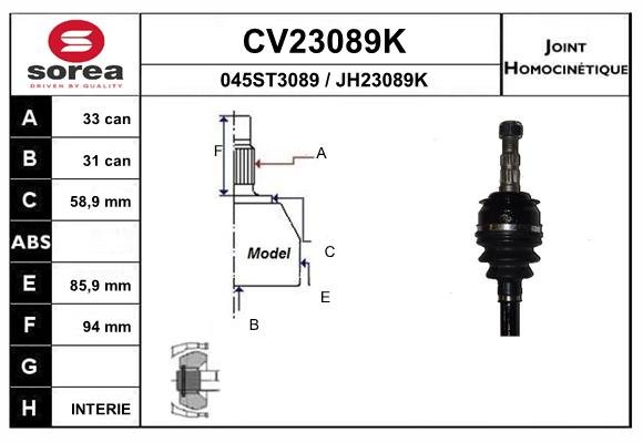 EAI CV23089K