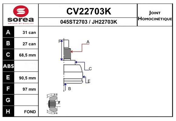 EAI CV22703K