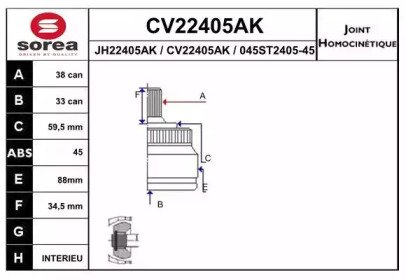 EAI CV22405AK