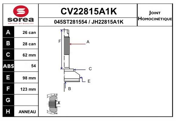 EAI CV22815A1K