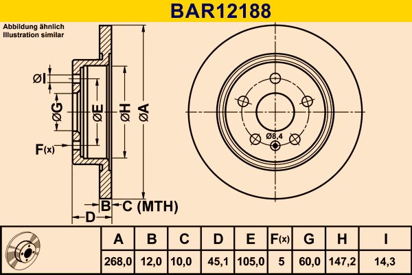 BARUM BAR12188