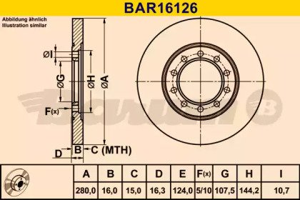 BARUM BAR16126