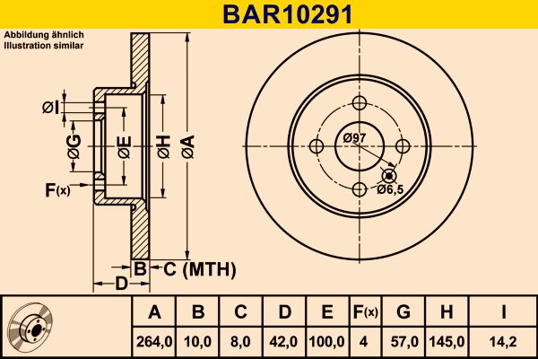 BARUM BAR10291