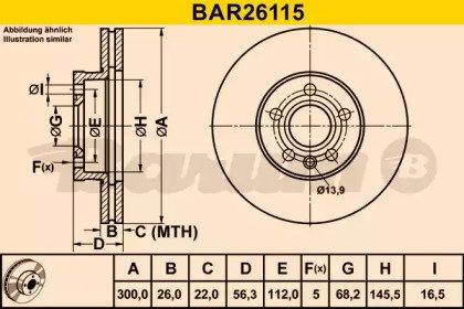 BARUM BAR26115