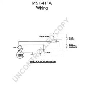 PRESTOLITE ELECTRIC MS1-411A PRESTOLITE ELECTRIC MS1-411A