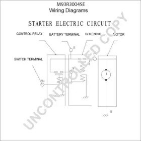 PRESTOLITE ELECTRIC M93R3004SE