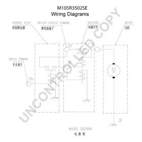 PRESTOLITE ELECTRIC M105R3502SE