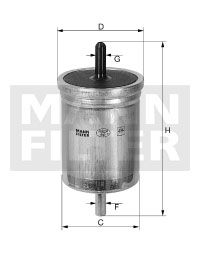 MANN-FILTER WK 614/19