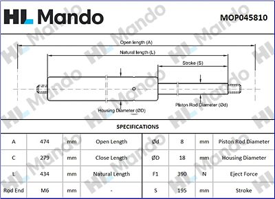 MANDO MOP045810