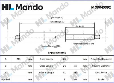 MANDO MOP045392