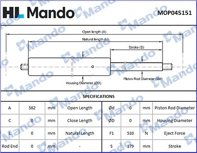 MANDO MOP045151