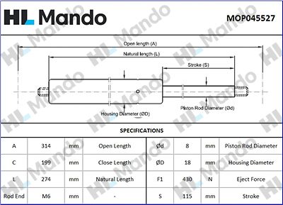 MANDO MOP045527