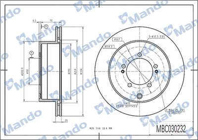 MANDO MBC030232