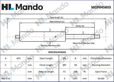 MANDO MOP045603