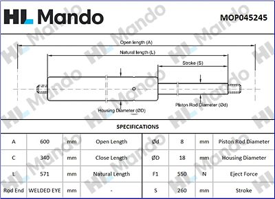 MANDO MOP045245