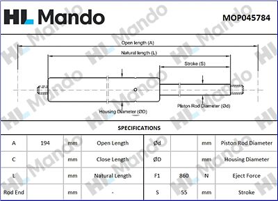 MANDO MOP045784