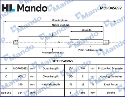MANDO MOP045697