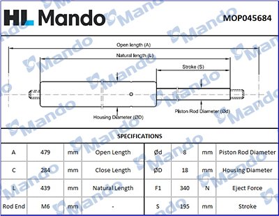 MANDO MOP045684