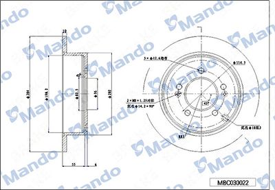 MANDO MBC030022