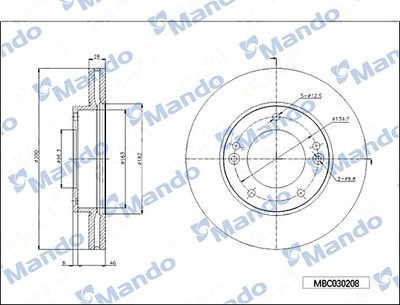 MANDO MBC030208