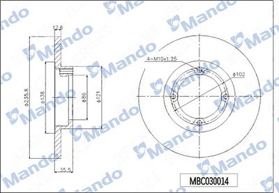 MANDO MBC030014