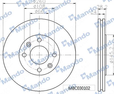 MANDO MBC030102