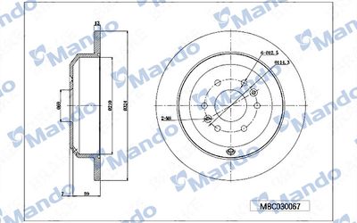 MANDO MBC030067