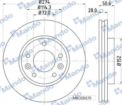 MANDO MBC030170