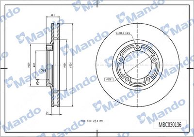 MANDO MBC030136