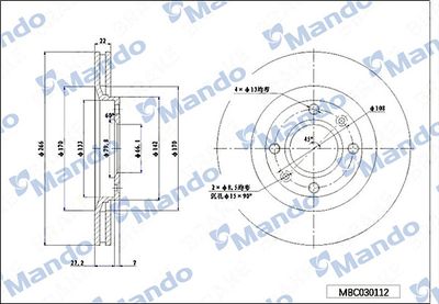 MANDO MBC030112