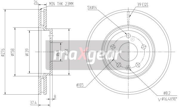 MAXGEAR 19-2334