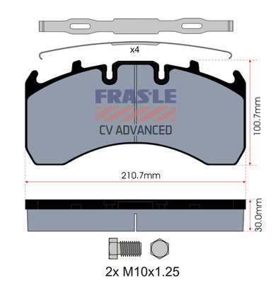 FRAS-LE PD/130-K019-CV