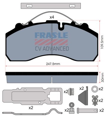 FRAS-LE PD/116-K021-CV