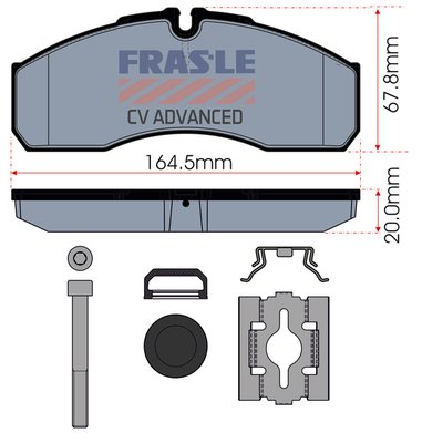 FRAS-LE PD/208-K026-CV