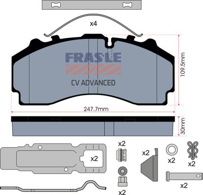 FRAS-LE PD/224-K021-CV