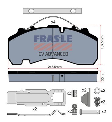 FRAS-LE PD/141-K021-CV