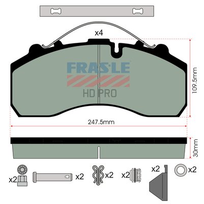 FRAS-LE PD/116-K020-HD