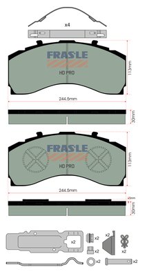 FRAS-LE PD/205-N-K025-HD