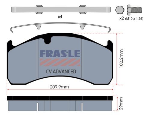 FRAS-LE PD/160-K006-CV