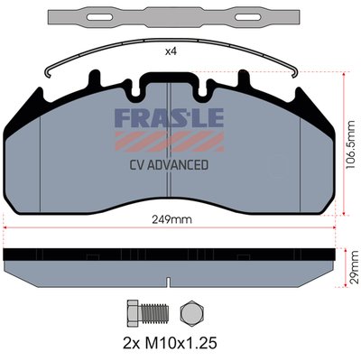 FRAS-LE PD/196-K019-CV