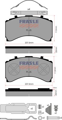 FRAS-LE PD/206-K025-PLUS