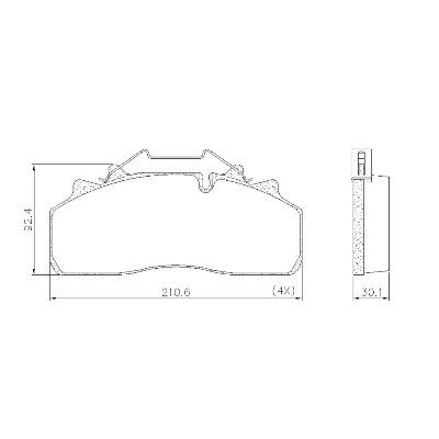 FRAS-LE PD/131-K015 _ HD PRO