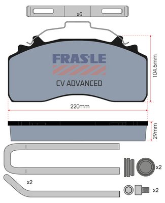 FRAS-LE PD/226-K035-CV