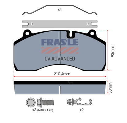 FRAS-LE PD/209-A-K029-CV