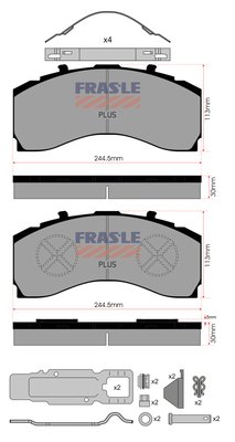 FRAS-LE PD/205-N-K025-PLUS