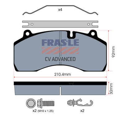 FRAS-LE PD/209-K029-CV