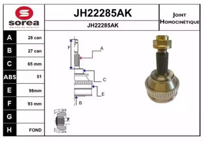 SNRA JH22285AK